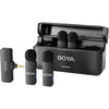 Boya BY-V4  4 Micrófonos Inalámbricos Conector 3,5mm Para Cámaras
