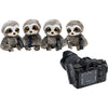 Boya BY-V4  4 Micrófonos Inalámbricos Conector 3,5mm Para Cámaras