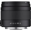 Samyang AF 12mm F2 Lente Autofoco APS-C Montura Canon RF-S