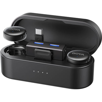 Boya BY-BOYALINK 3-02 Micrófono Doble con IA Conector USB-C