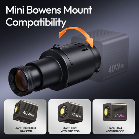 Ulanzi LAS007 Optical Snoot Montura Mini Bowens  L077