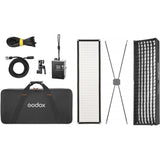 Godox FL200SR montado en el bastidor en X