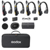 Godox SkyTalk Air 4S Sistema de Intercomunicación Inalámbrico Para 4 Personas