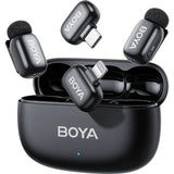 Boya BOYAMINI 2-01 color Lunar Silver brillante vista frontal