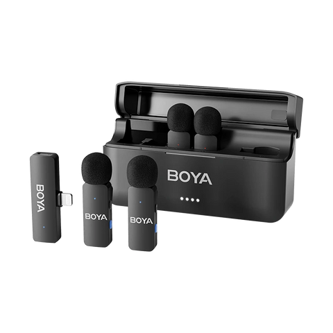 Boya BY-V4D 4 Micrófonos Inalámbricos Conector Lightning