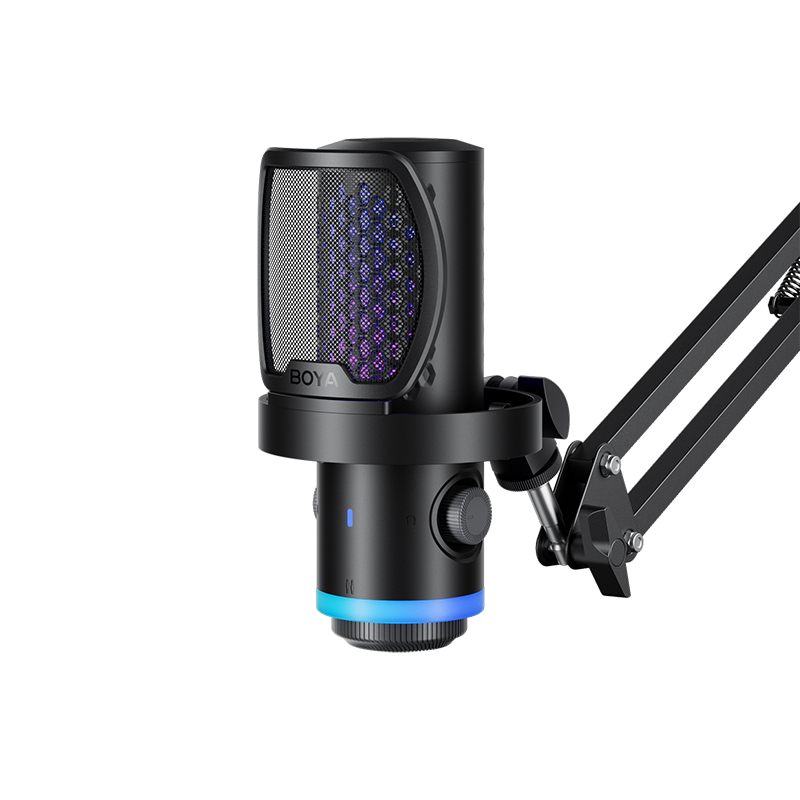 BOYA CastMic G40 – Micrófono USB RGB para Gaming, Streaming y Creación de Contenido