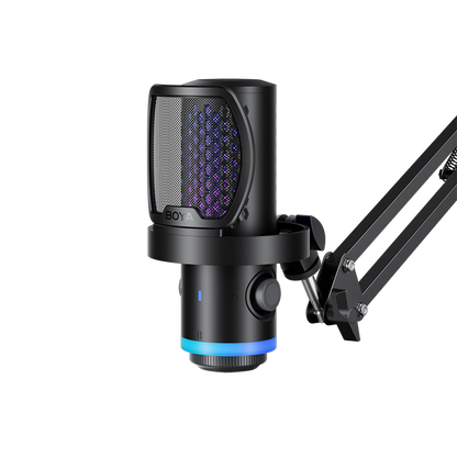 BOYA CastMic G40 – Micrófono USB RGB para Gaming, Streaming y Creación de Contenido