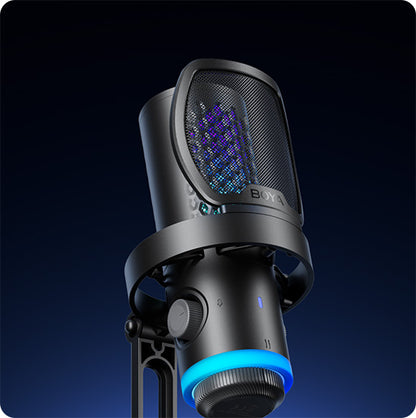BOYA CastMic G40 – Micrófono USB RGB para Gaming, Streaming y Creación de Contenido