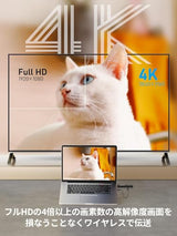 Transmisor HDMI inalámbrico 4K Lemorele P50 transmisor y receptor