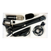 Kit Micrófono Studio Streaming + Antipop + Soporte + Stand Philco
