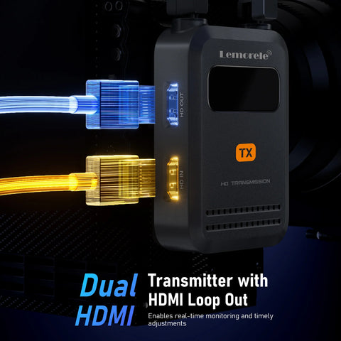 Lemorele R5000 Transmisor Inalámbrico HDMI Hasta 200 metros