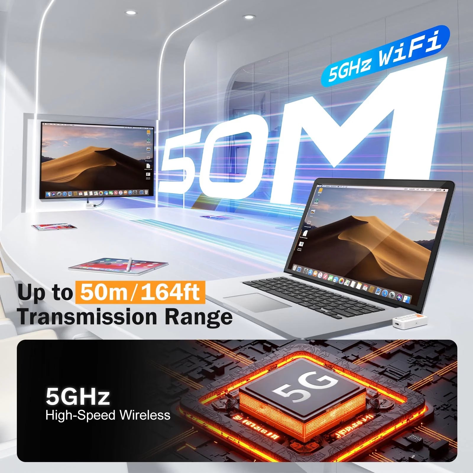Lemorele P400 Wireless HDMI Multiples Transmisiones 1080P HD