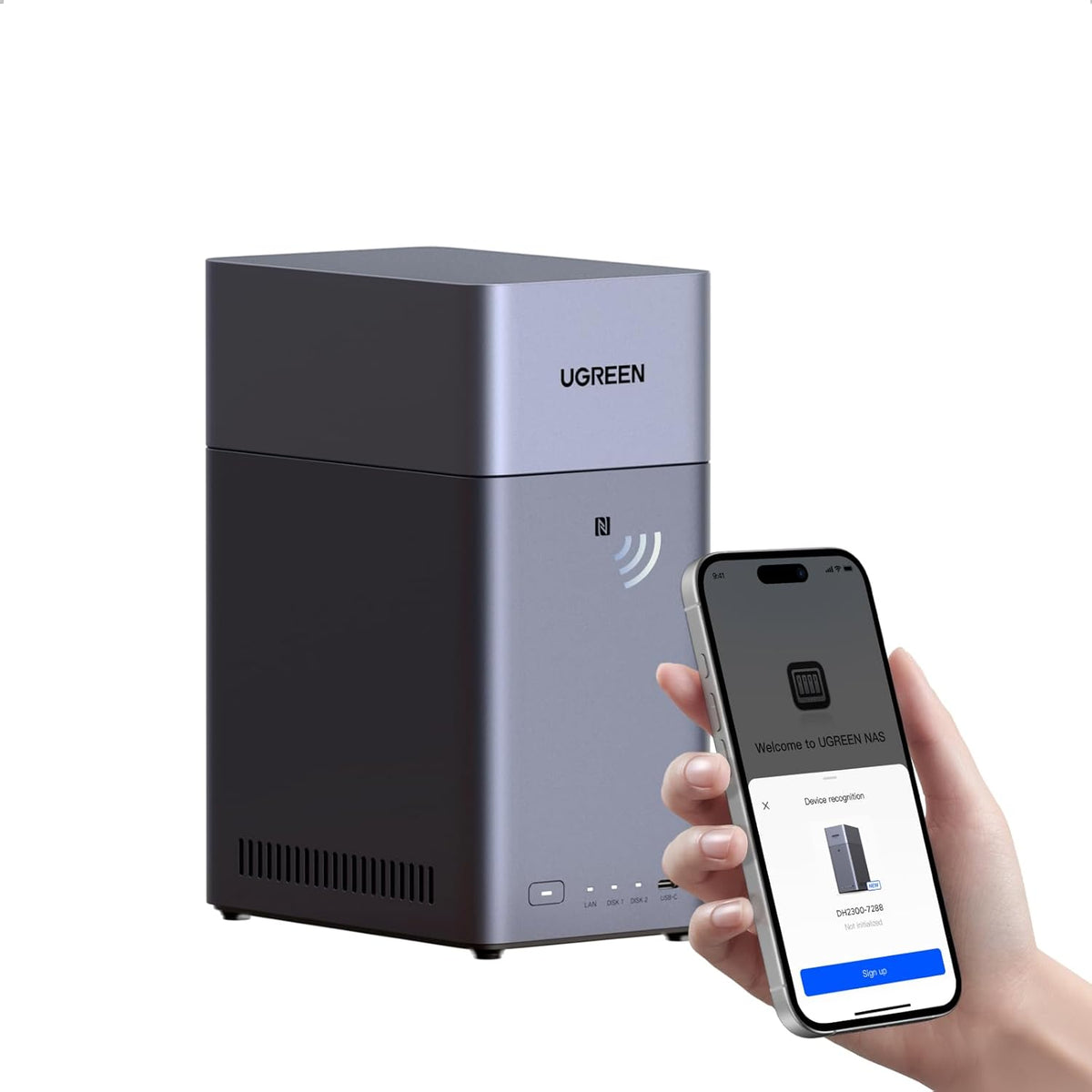 NAS UGREEN DH2300 vista principal