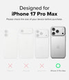 Ringke iPhone 17 Pro Max Case, FUSION BOLD MAGNETIC Matte Treatment, Translucent, Back Cover, Shockproof, TPU Bumper Included, Anti-Slip Texture, Smartphone Case Cover for iPhone Pro Max - Magnetic