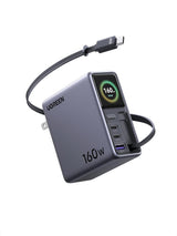 Cargador UGREEN Nexode Pro 160W retráctil vista principal