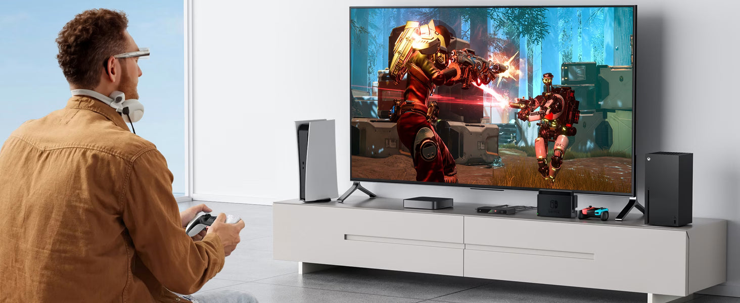 Lemorele G99 Switch HDMI 4K Con Control Remoto