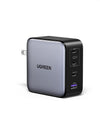 Cargador UGREEN Nexode 200W GaN de 4 puertos USB-C plegable con 140 W por puerto