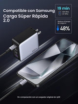 Cargador UGREEN Nexode X 160W medidas y diseño