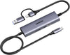 Capturadora de video UGREEN USB-C 2K 30 fps con loop HDMI 4K y carga PD de 100 W