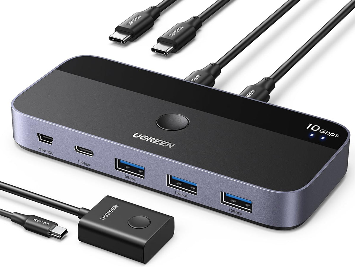 Switch USB-C UGREEN 10 Gbps vista principal