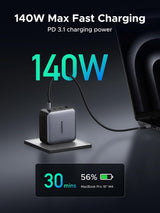 Cargador UGREEN Nexode 200W detalle de características