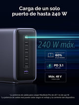 Estación UGREEN Nexode 500W medidas y diseño