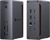 Docking station UGREEN Maxidok Thunderbolt 5 13 en 1 con 4 puertos TB5 y 140 W