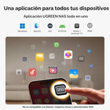 NAS UGREEN DH2300 puertos y conexiones