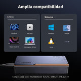 Carcasa SSD UGREEN 80 Gbps medidas y diseño
