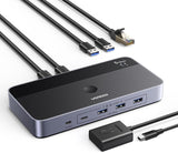 Switch USB UGREEN con Ethernet vista principal