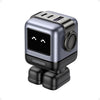 Cargador UGREEN Uno 65W GaN de 3 puertos USB-C con diseño de robot y pantalla LED