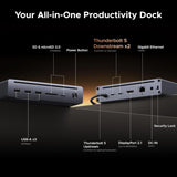 Docking UGREEN Maxidok TB5 10 en 1 detalle de características