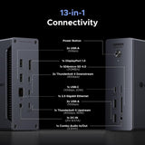 Docking UGREEN TB4 13 en 1 2.5G detalle de características