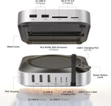 Dock UGREEN para Mac mini puertos y conexiones