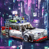 HI-REEKE Ghost Buster ECTO-1 Kit de construcción para adulto, creador de coches de campeón de velocidad, bloques de construcción, juego de juguetes Creator-605PCS