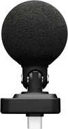 Micrófono Shure MV88 USB-C estéreo para iPhone y Android — grabación de video profesional