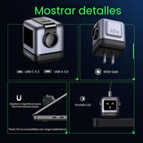 Cargador UGREEN Uno 65W medidas y diseño