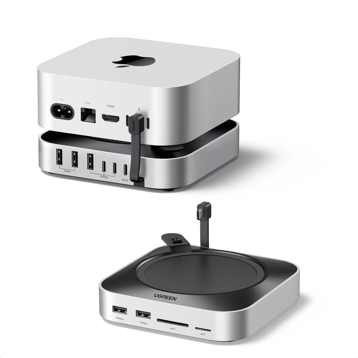 Dock UGREEN para Mac mini vista principal
