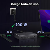 Docking UGREEN Thunderbolt 4 8 en 1 medidas y diseño