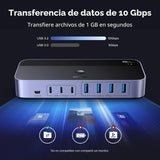 Switch USB UGREEN 10 Gbps detalle de características