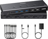 Switch KVM UGREEN HDMI 4K 60 Hz para 4 computadores y 1 monitor con 6 puertos USB