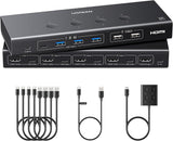 Switch KVM UGREEN 4 PC vista principal