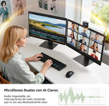Cámara web UGREEN FineCam Pro 4K puertos y conexiones