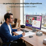 Dock UGREEN Mac mini DisplayPort medidas y diseño