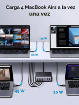 Estación de carga UGREEN Nexode 200W medidas y diseño
