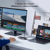 Switch USB-C UGREEN 10 Gbps en uso