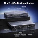Docking UGREEN USB4 11 en 1 detalle de características