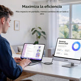Monitor portátil UGREEN 16 pulgadas medidas y diseño