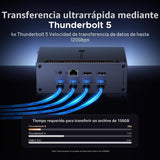 Docking UGREEN Maxidok TB5 13 en 1 puertos y conexiones
