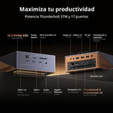 Docking UGREEN Maxidok Thunderbolt 5 SSD detalle de características